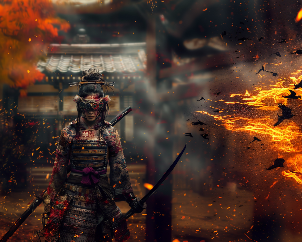 nanographica__realistic_photography_of_samurai_woman_with_bea_3cb68501-2a3f-4e87-a0d6-358ee302511a_0.png